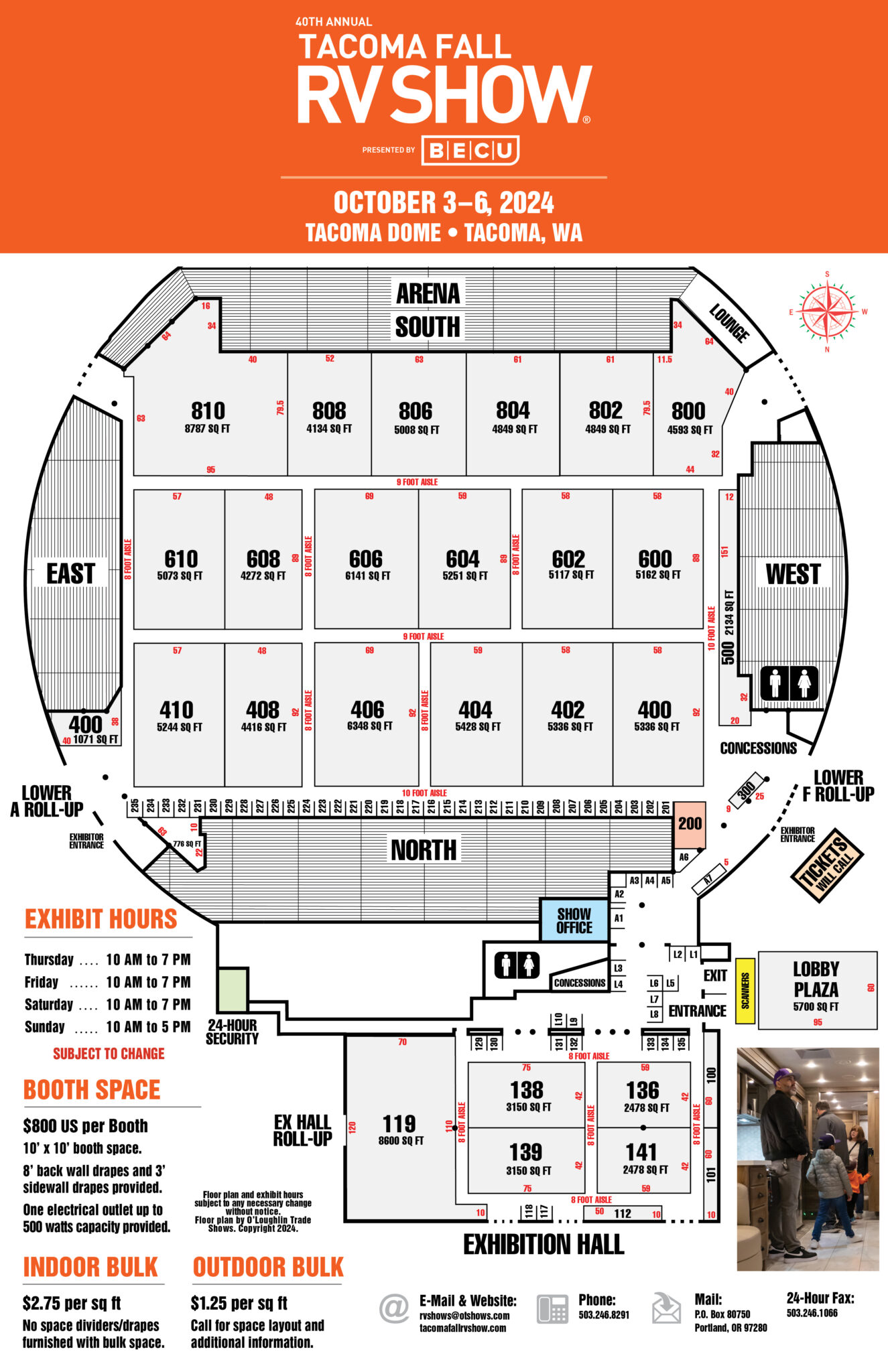 Exhibitors Fall RV Show October 36, 2024